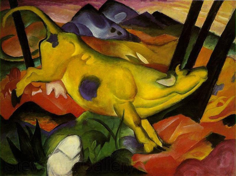 Franz Marc The Yellow Cow Germany oil painting art